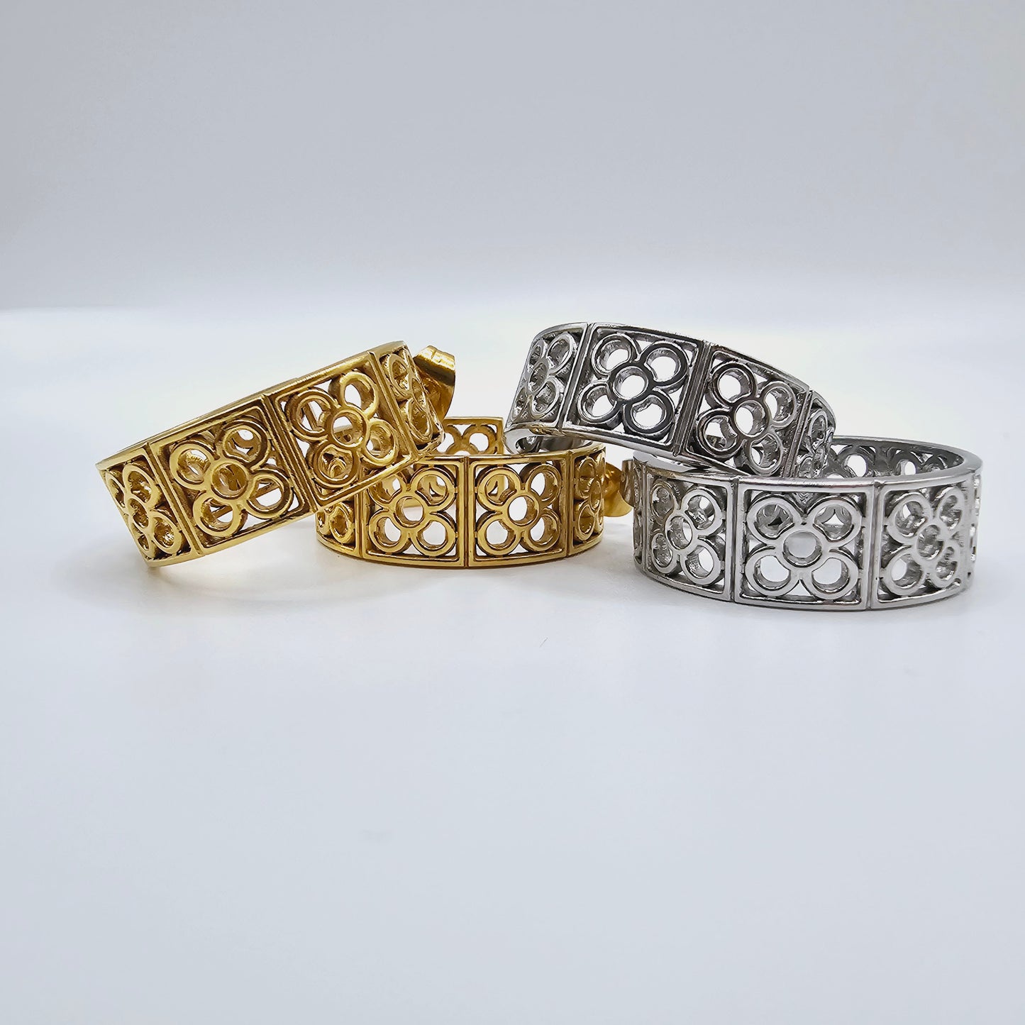 Pendientes Aros Tile BCN