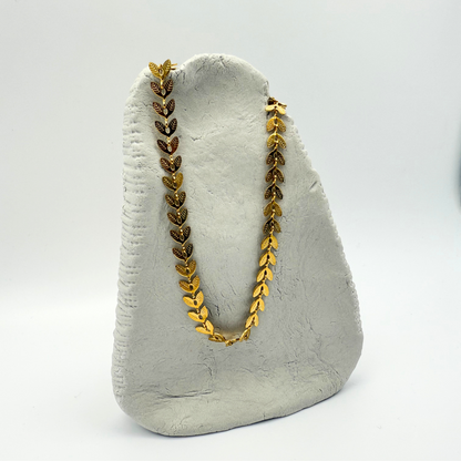 Necklace Greek Leaves