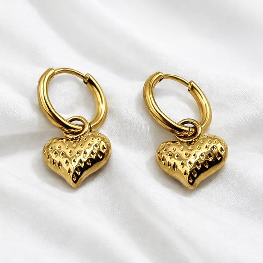 Strawberry Heart Earrings
