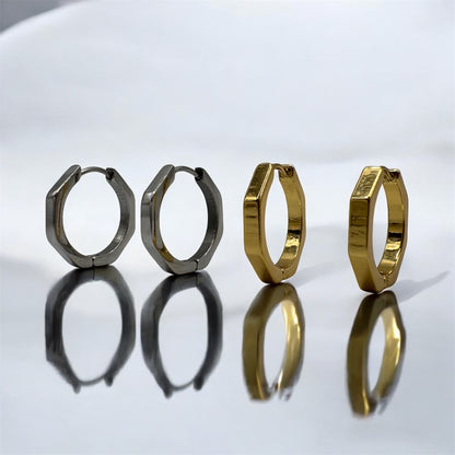 Pendientes Aros Hexágono