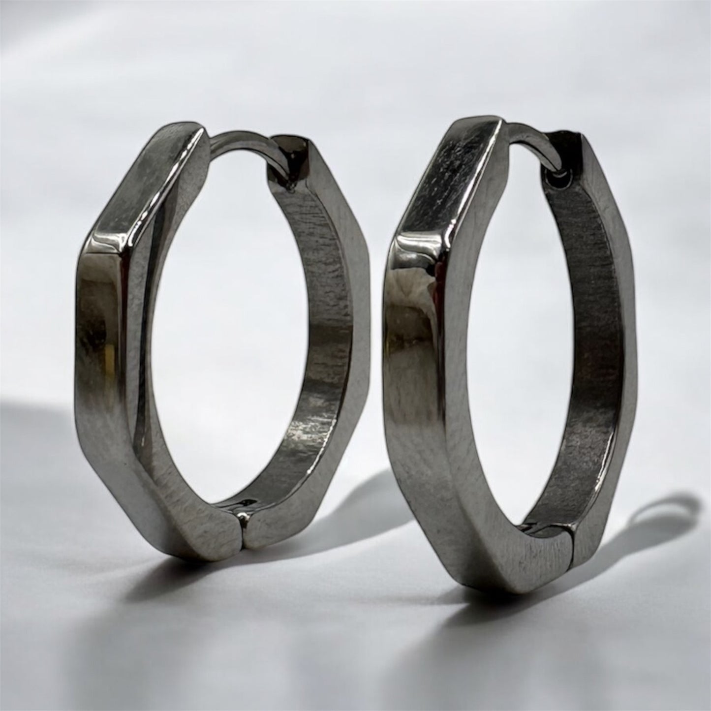 Pendientes Aros Hexágono