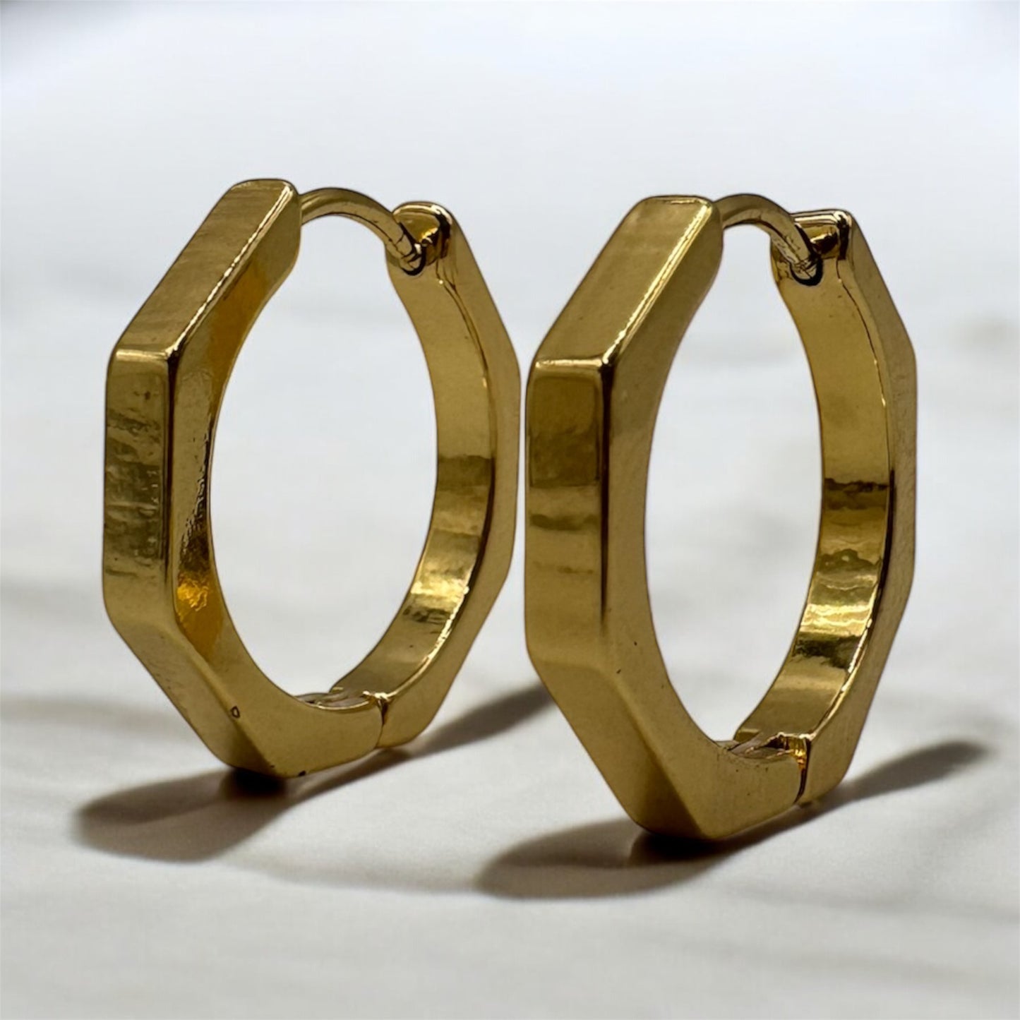 Pendientes Aros Hexágono