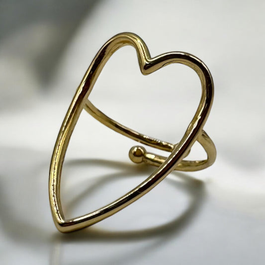 Ring Heart Detail Love