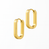 Thick Oval Earrings