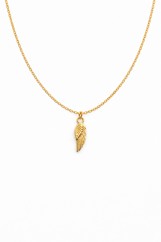 Gold Angel Wing Charm