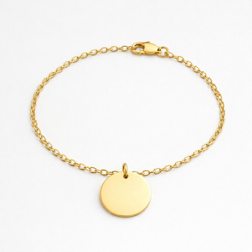 Engraved Charm Bracelet