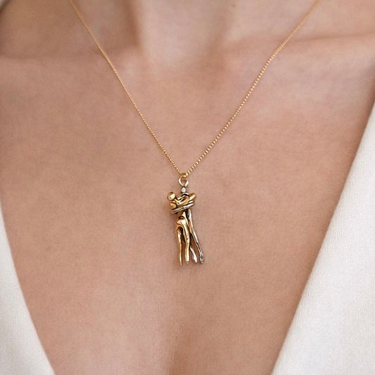 Dancing Couple Necklace