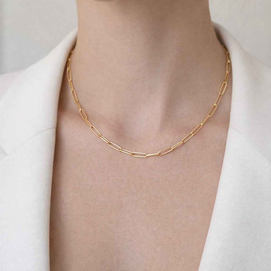 Papper Clip Necklace