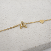 Initial Crystal Letter Bracelet