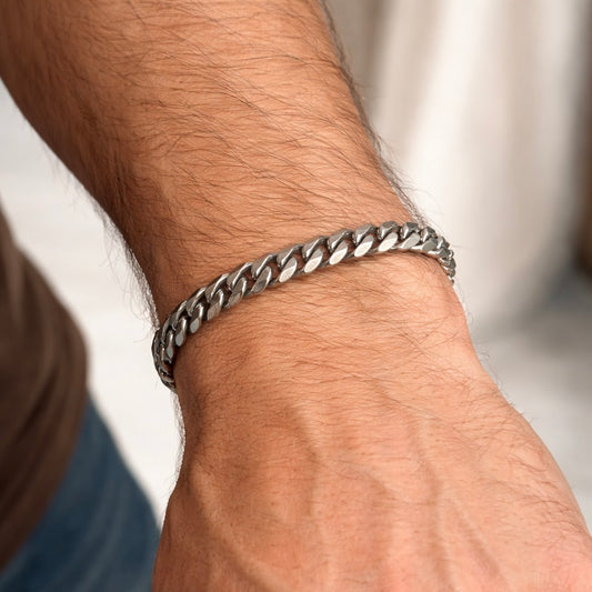 Titan Silver Man Bracelet